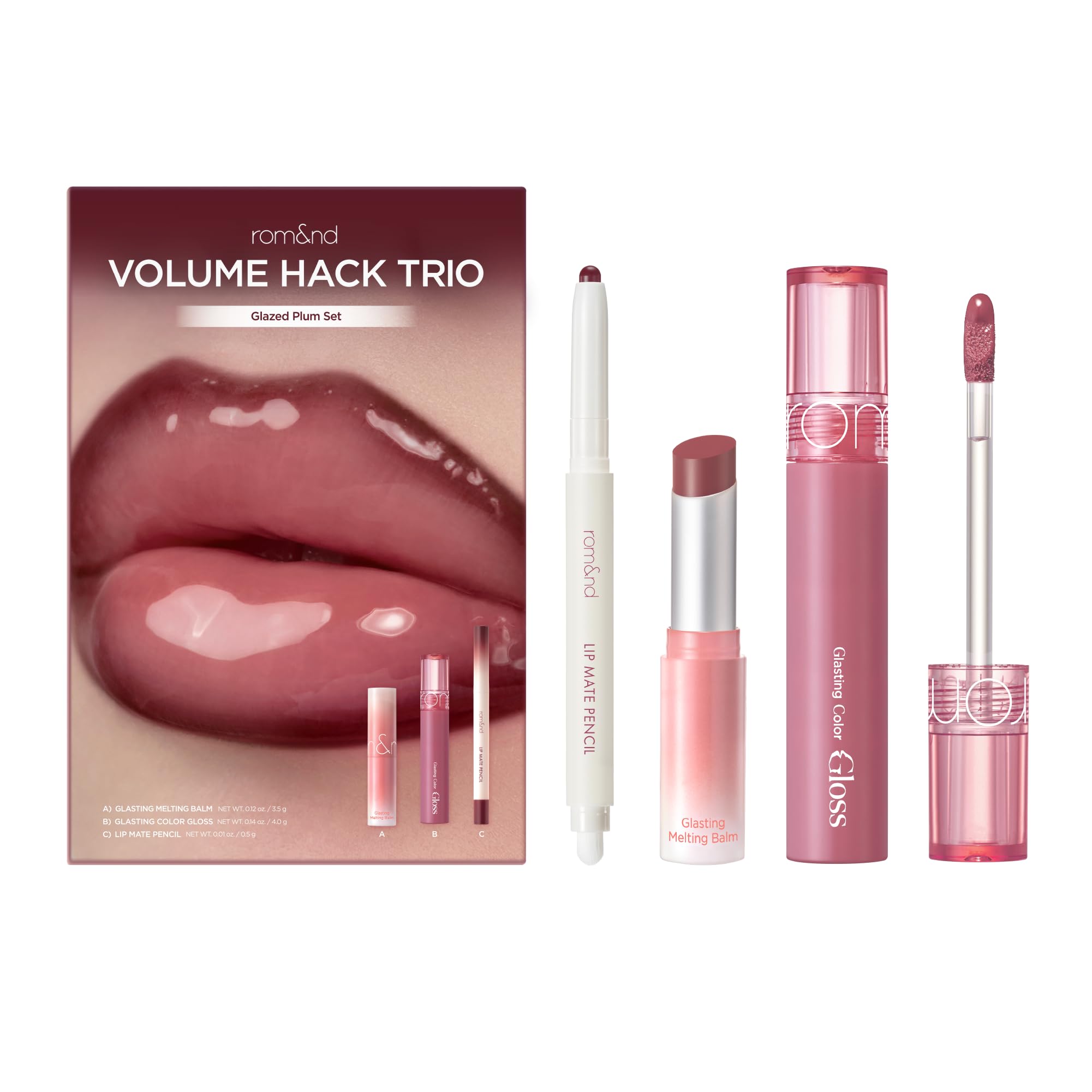 rom&nd Lip Mate Pencil Plum Burgundy (lip-mate-pencil-plum-burgundy) for precise definition and blending