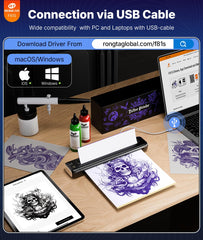 Rongta F81S Bluetooth connectivity enables wireless setup.