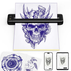 Rongta F81S compact design for on-the-go tattoo transfers.