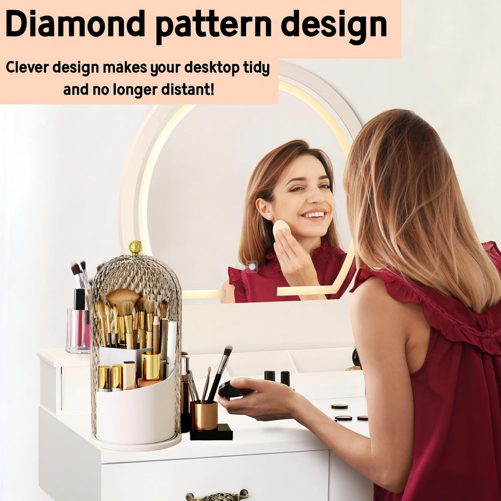 RONGZHIERK 360-degree rotating base makes brushes easy to reach