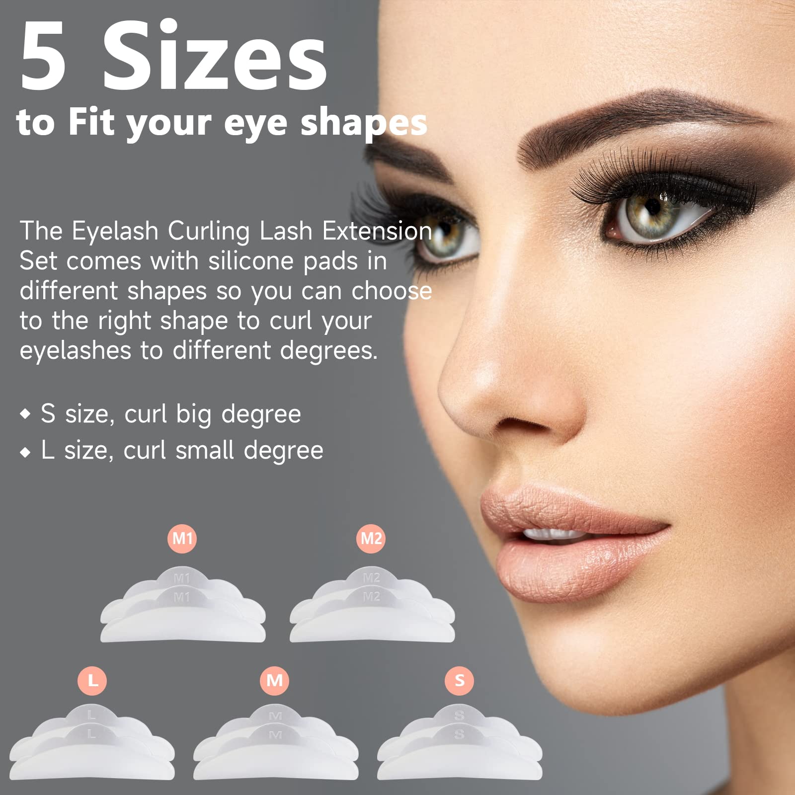 RONKIE Eyelash Perm Glue Bottle highlights the upgraded adhesive for secure, long-lasting lift.