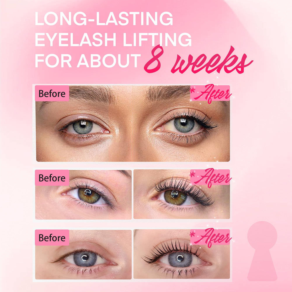 RONKIE Lash Lift Kit application tray ready for easy at-home use.