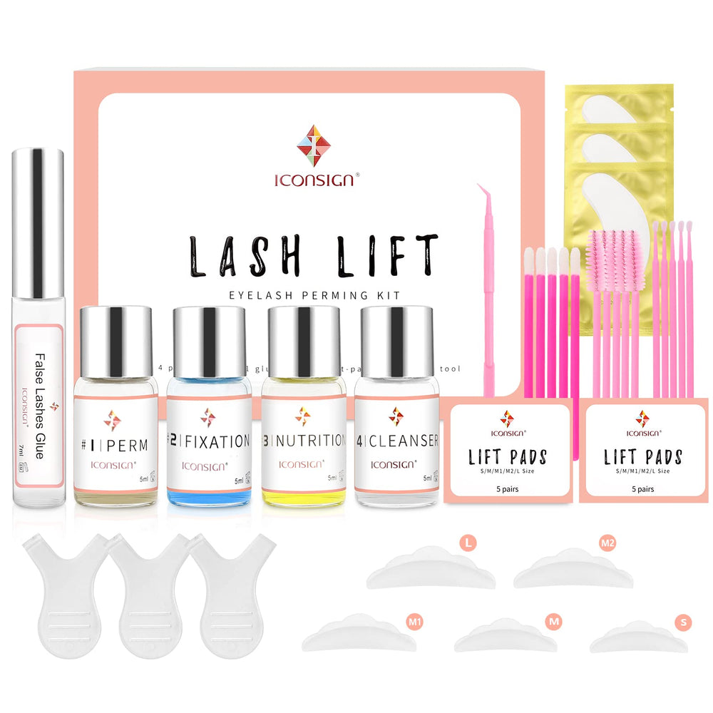 RONKIE Lash Lift Kit contents show all essentials for salon-quality at-home lifts.