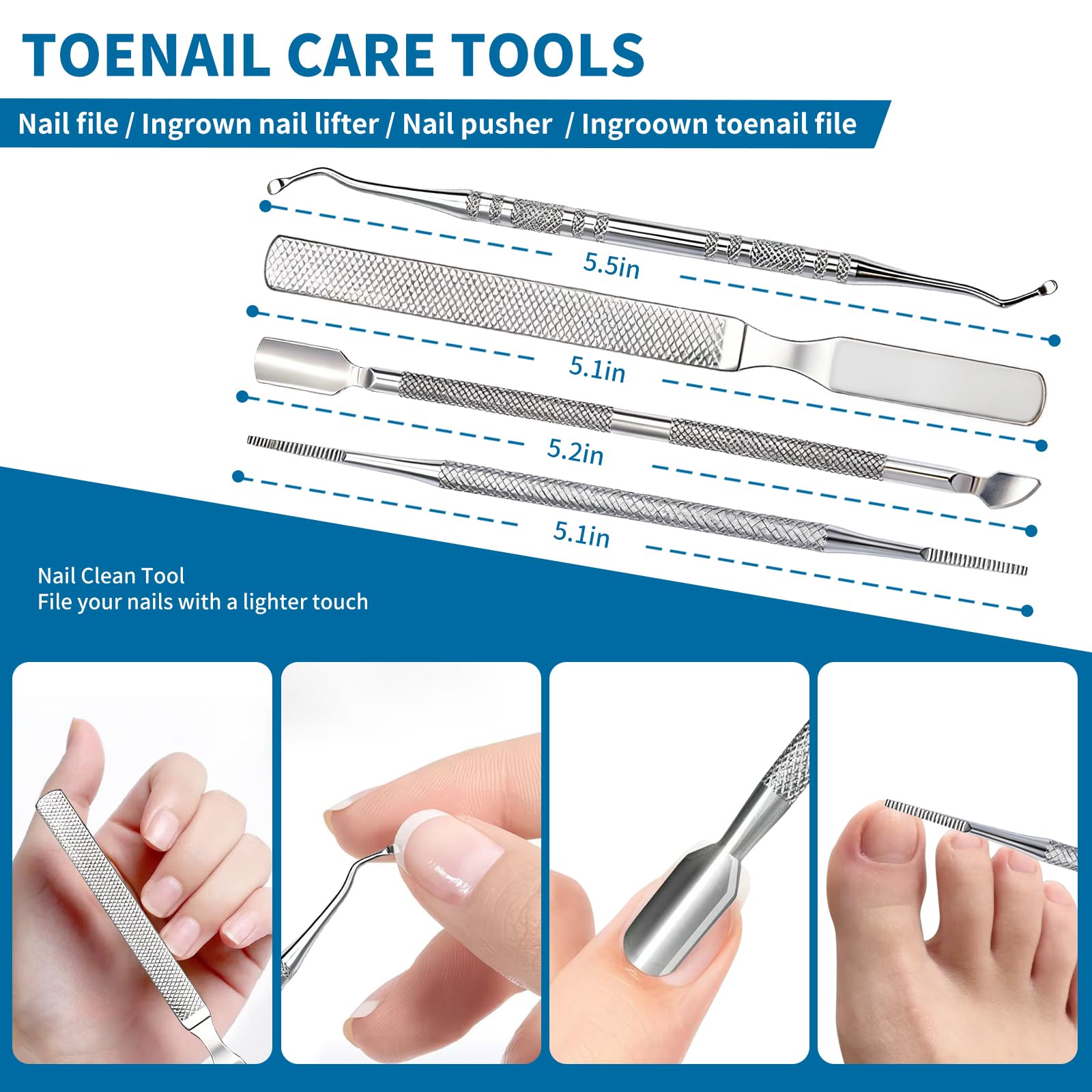 Roogaluckeep tools are easy to clean and ready for disinfection after use