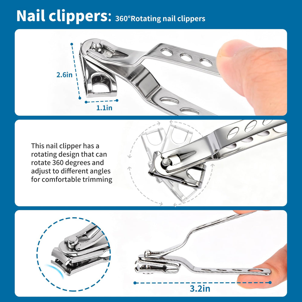 Roogaluckeep non-slip handle design provides secure grip during trimming