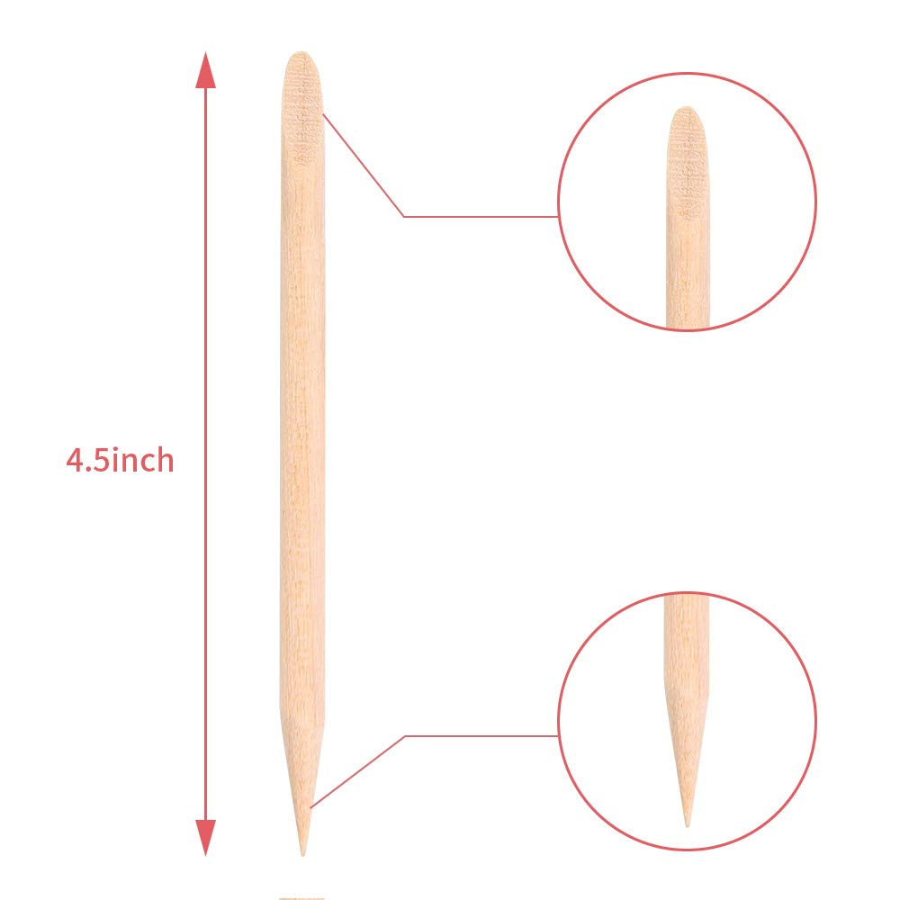 Roomir wooden cuticle remover tool crafted from sustainable wood.