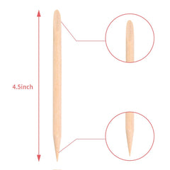 Roomir wooden cuticle remover tool crafted from sustainable wood.