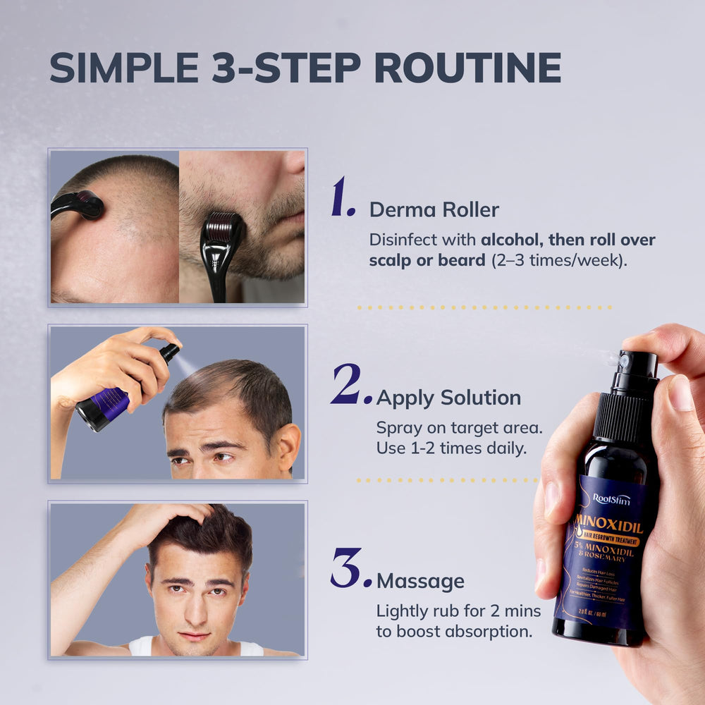 RootStim denser look after regular use with RootStim.