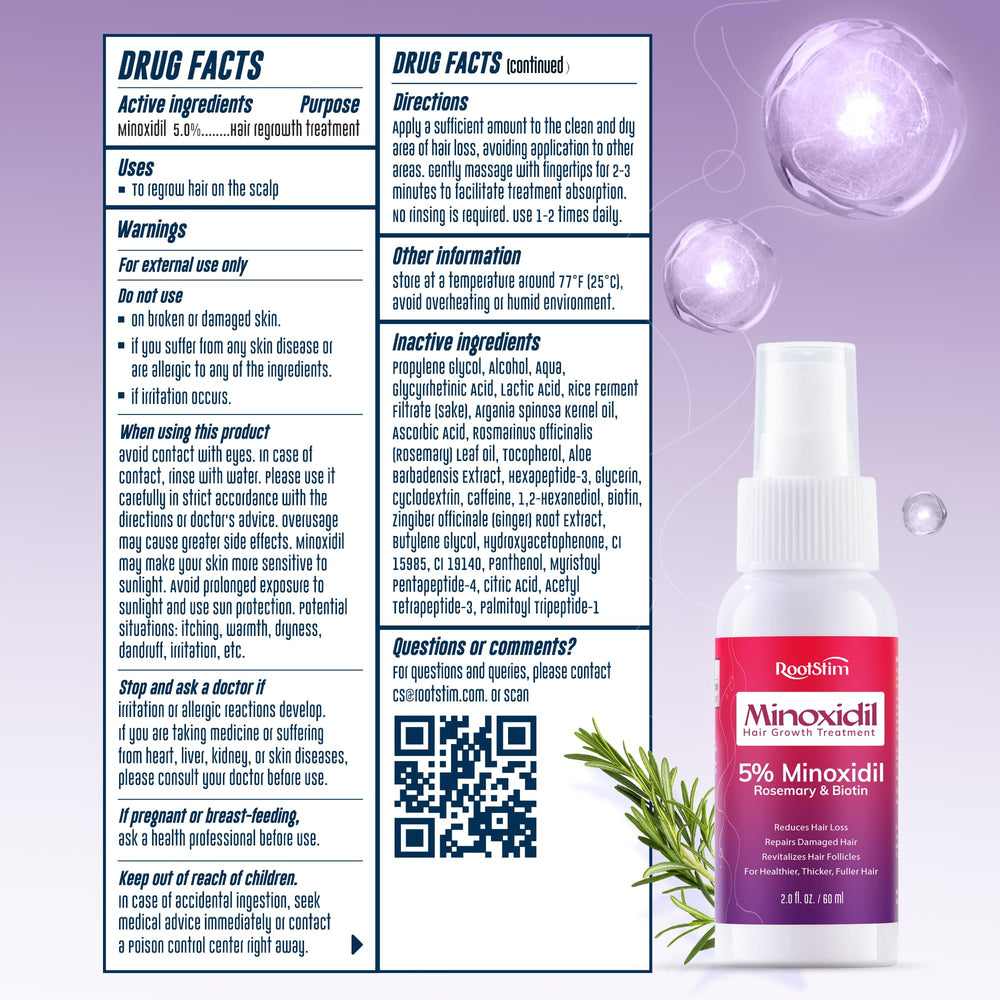 RootStim easy-absorption mist fits into busy schedules.