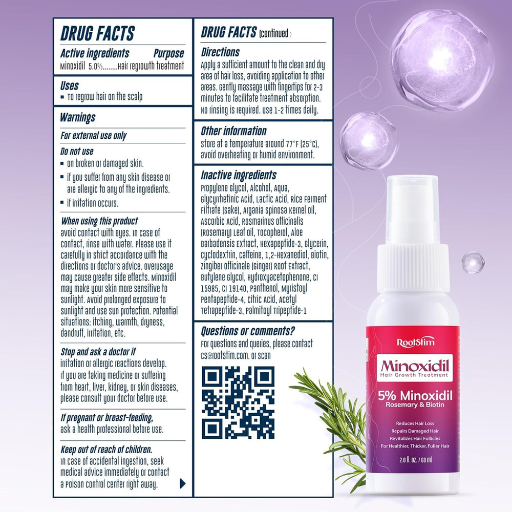 RootStim close-up illustrating potential hair density enhancement