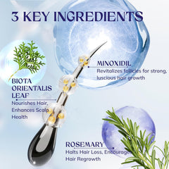 RootStim rosemary-infused formula bottle for nourishing roots.
