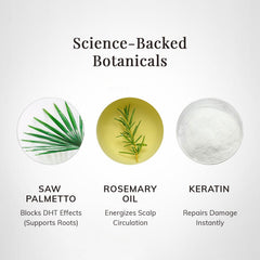 RootStim palmetto y jengibre: estimula el cuero cabelludo para un aspecto saludable