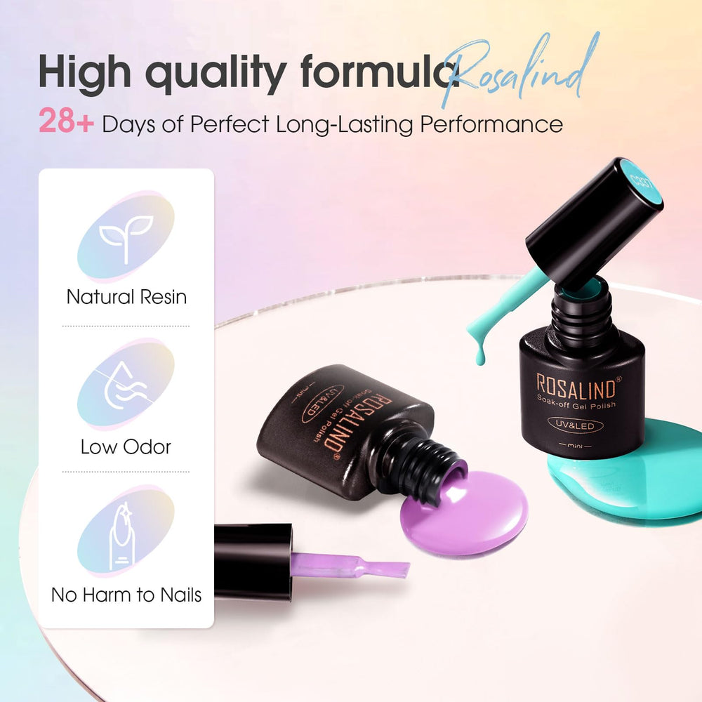 ROSALIND capa superior mate 5ml para efecto elegante.