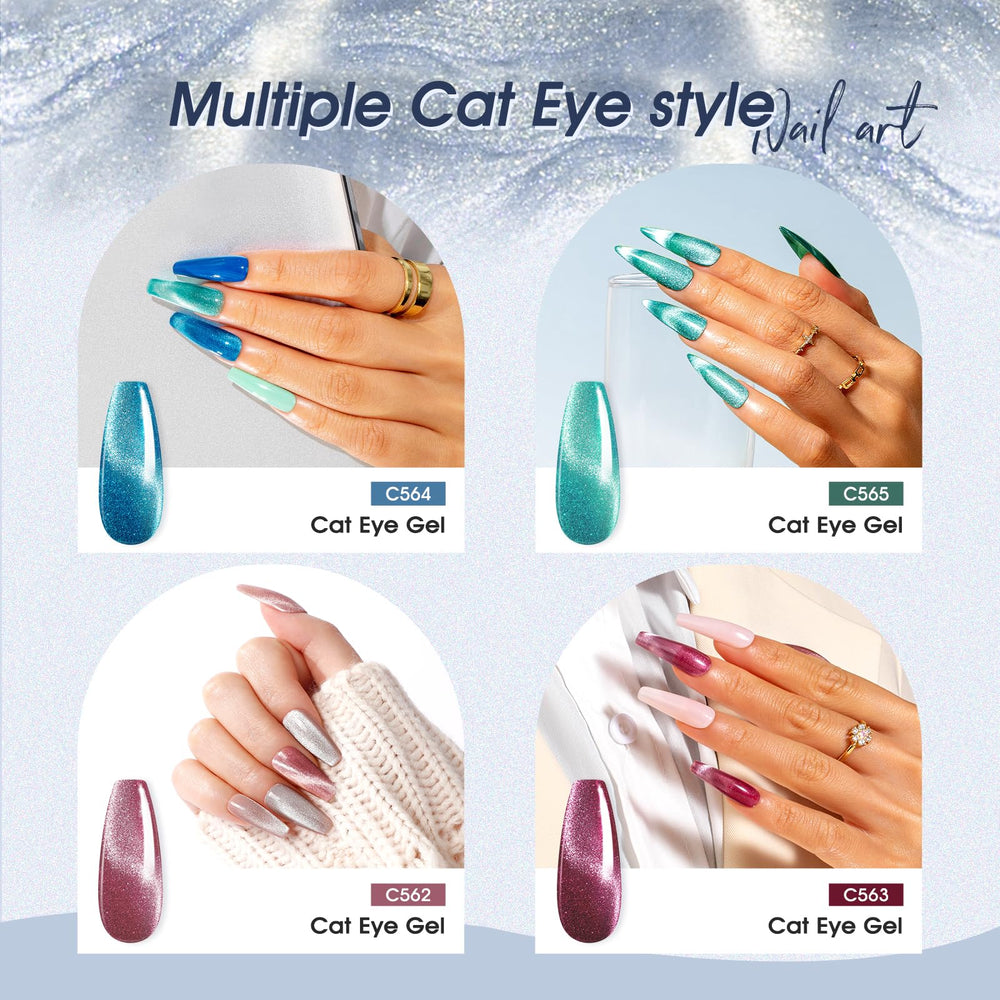 Rosalind efecto ojo-gato con base hielo ofrece contraste suave.