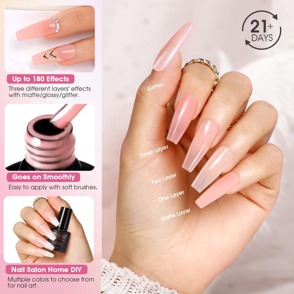 Base coat ROSALIND para una base estable y duradera.