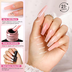 Base coat ROSALIND para una base estable y duradera.