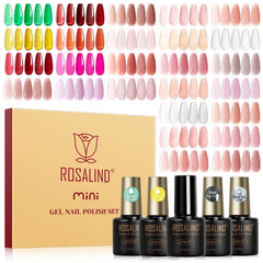 ROSALIND gel jelly en colores translúcidos para uñas naturales y brillantes.