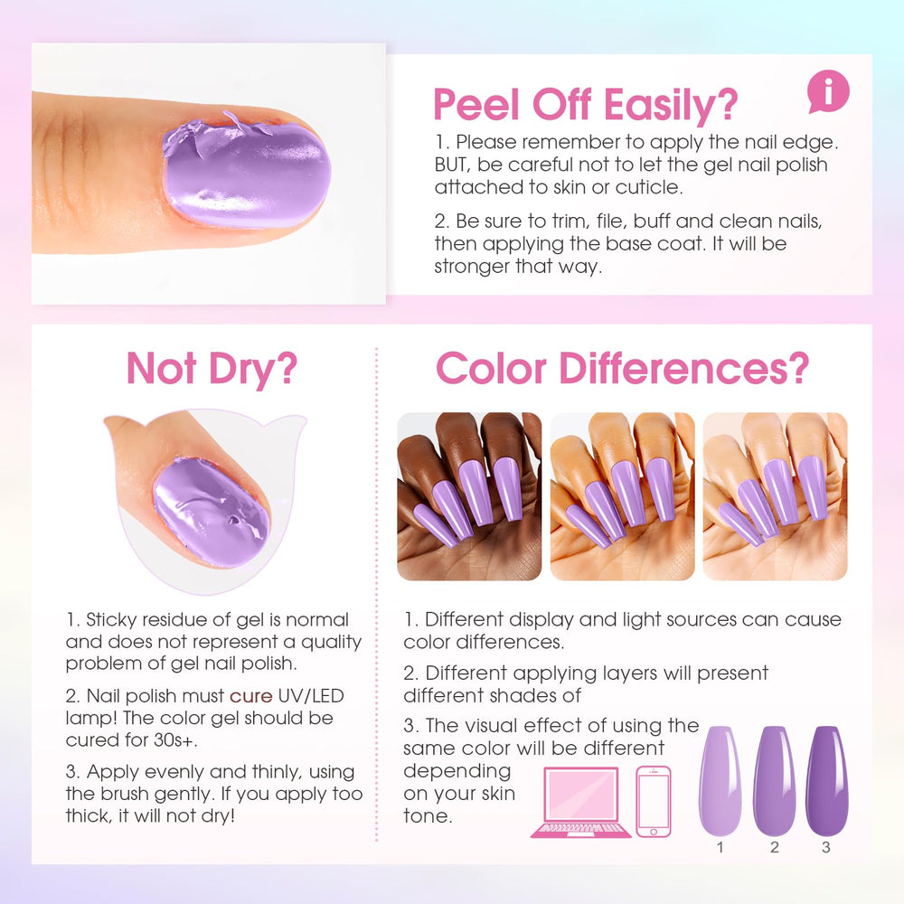ROSALIND: muestra de colores para manicura profesional en casa.