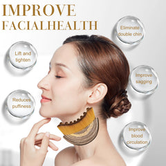 Rose Romee lymphatic brush fitting the face ergonomics for precise contouring