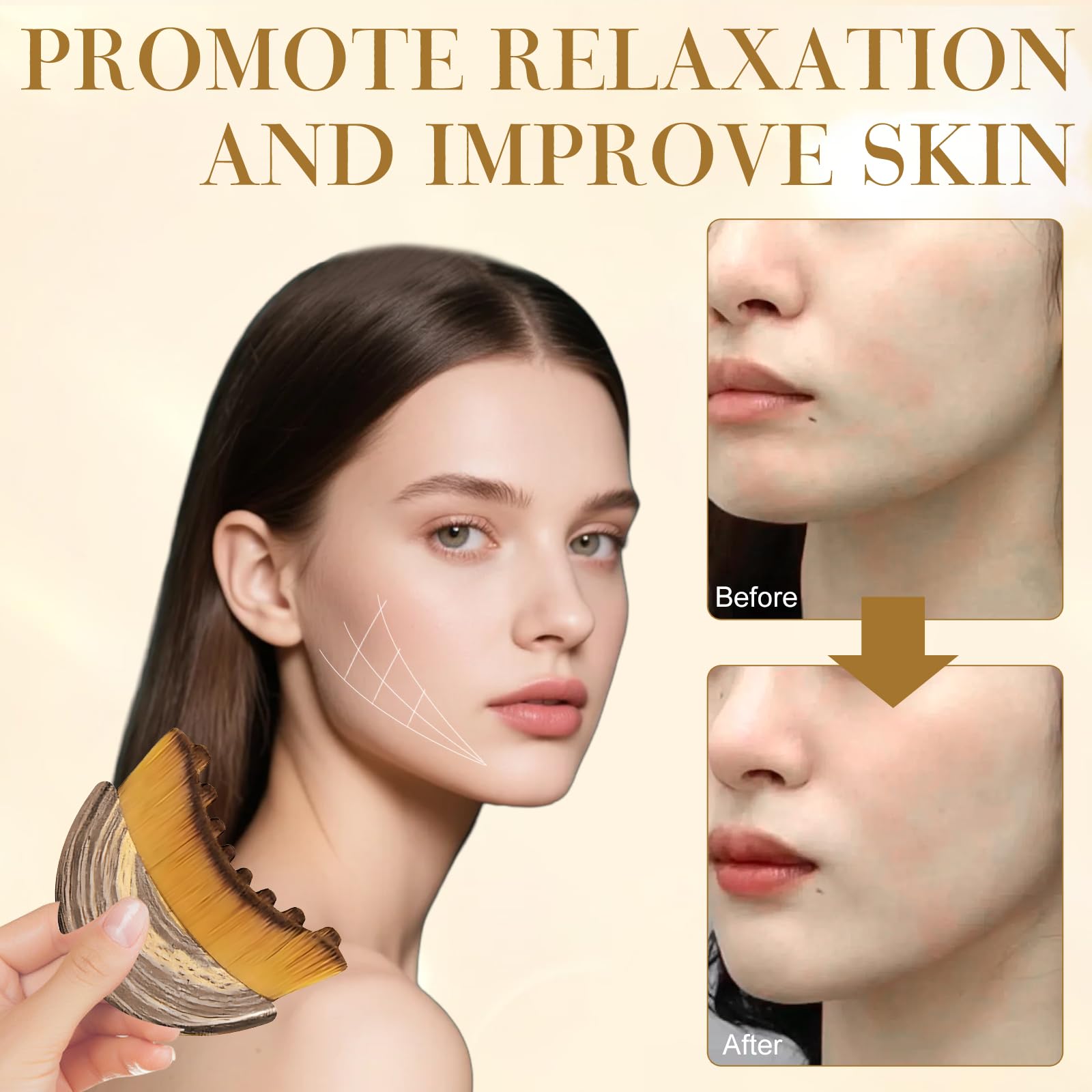 Rose Romee two-pack lymphatic brush for at-home and travel use