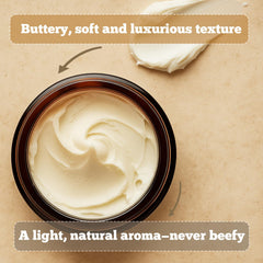 Roseblem grass-fed tallow ingredient photo highlights nourishing skin benefits