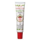 Rosebud Lip Balm Tube Strawberry, smooth application for soft lips.