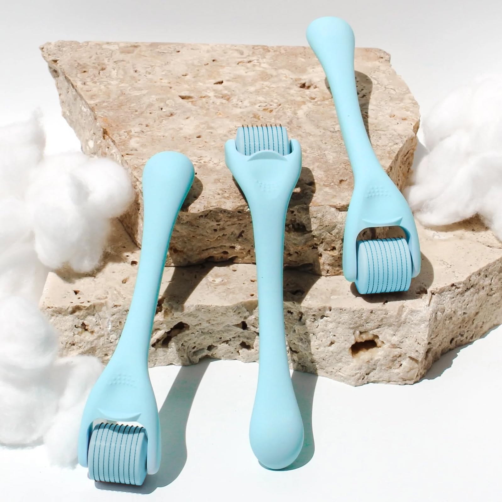 ROSELYNBOUTIQUE derma roller blue packaging for gift-ready presentation