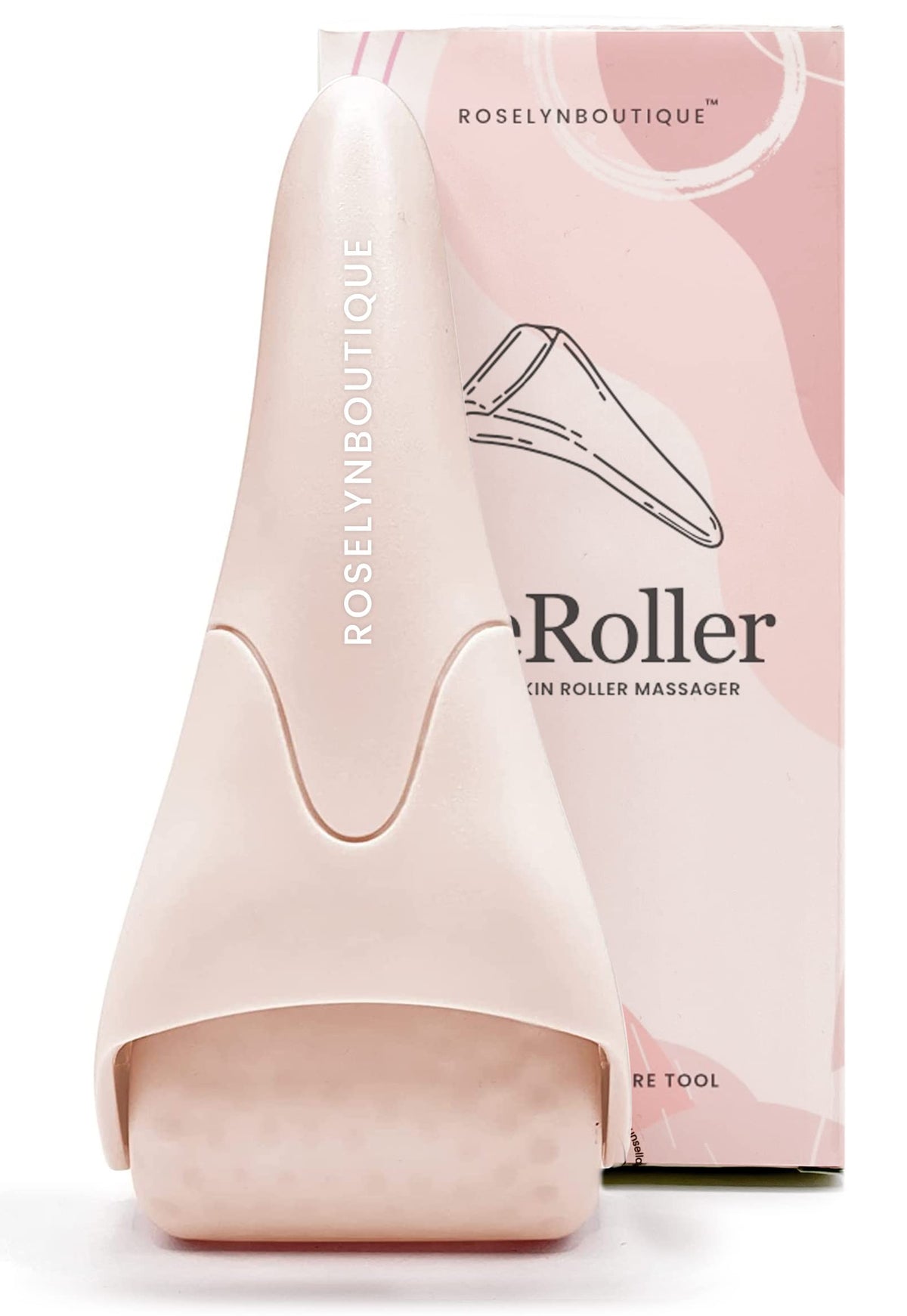 RoselynBoutique Ice Roller close-up for wrinkle care on the face.