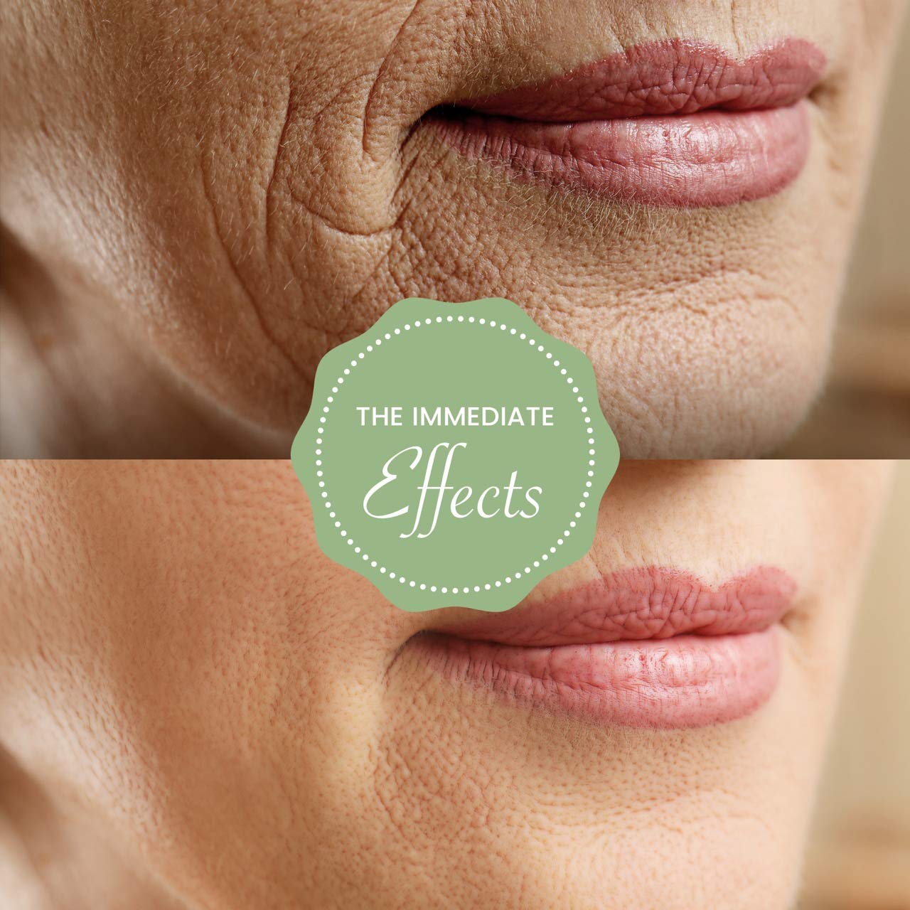 ROSELYNBOUTIQUE Gua Sha closeup on green stone promotes cooling, irritation reduction, and pore tightening.