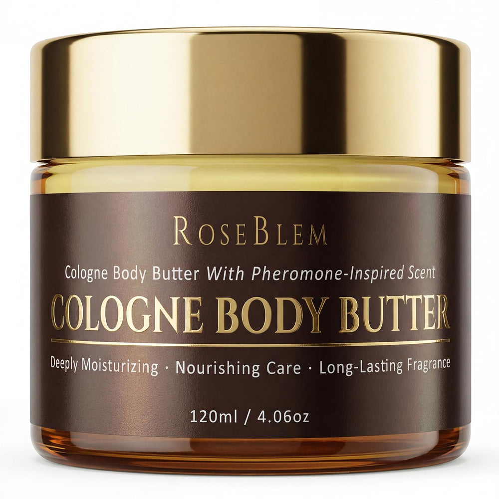 Roseblem crema corporal para hombre con colonia nueva fórmula para uso diario con hidratación