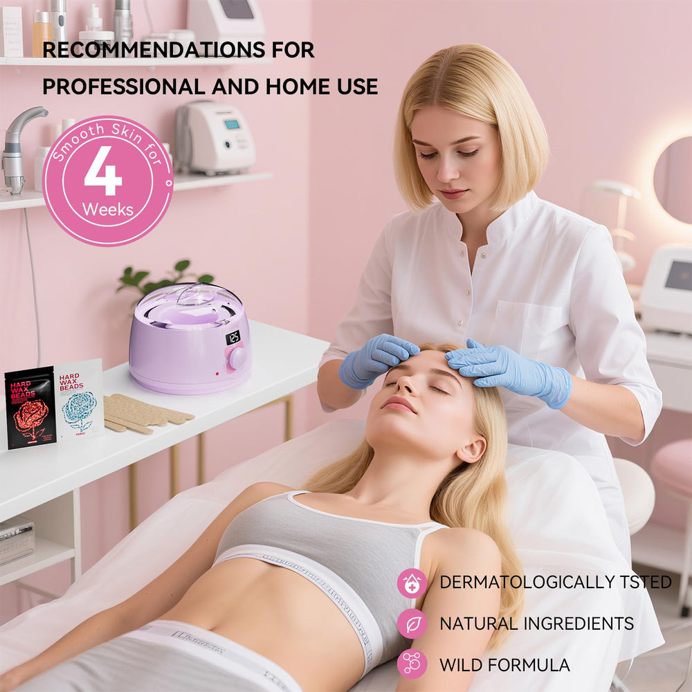 ROSEPIL post-wax wipes calms skin after treatment.