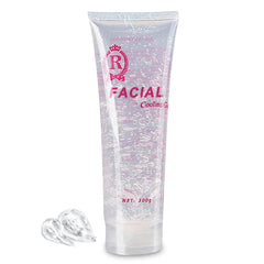 RoseVee cooling gel bottle close-up for soothing, non-irritating sessions.