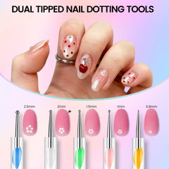 Rosiour 5 Dotting Tools ideal for creating dots, accents, and marble effects