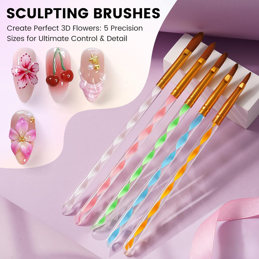 Rosiour 5 Sculpting Brushes for 3D builds and clean sculpting lines