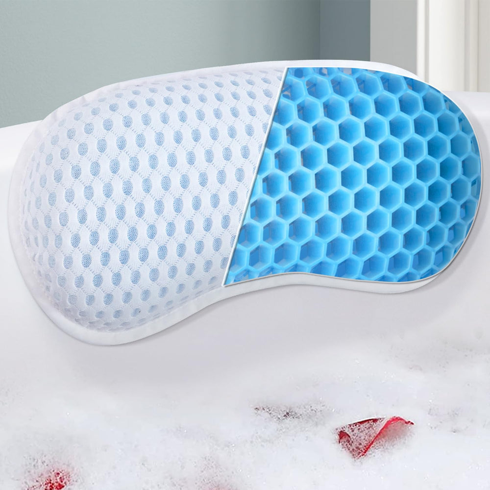 Roslim cojin baño cuello y espalda ergonómico para mayor confort durante la bañera.