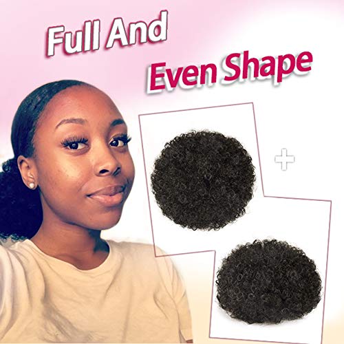 Rosmile Afro Puff ponytail is travel-friendly and easy to care for.