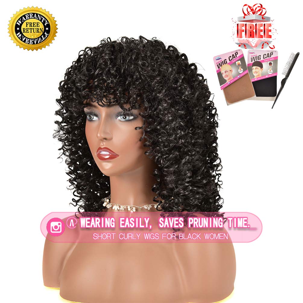 rosmile Synthetic heat-resistant wig with soft fiber for comfortable all-day wear.
