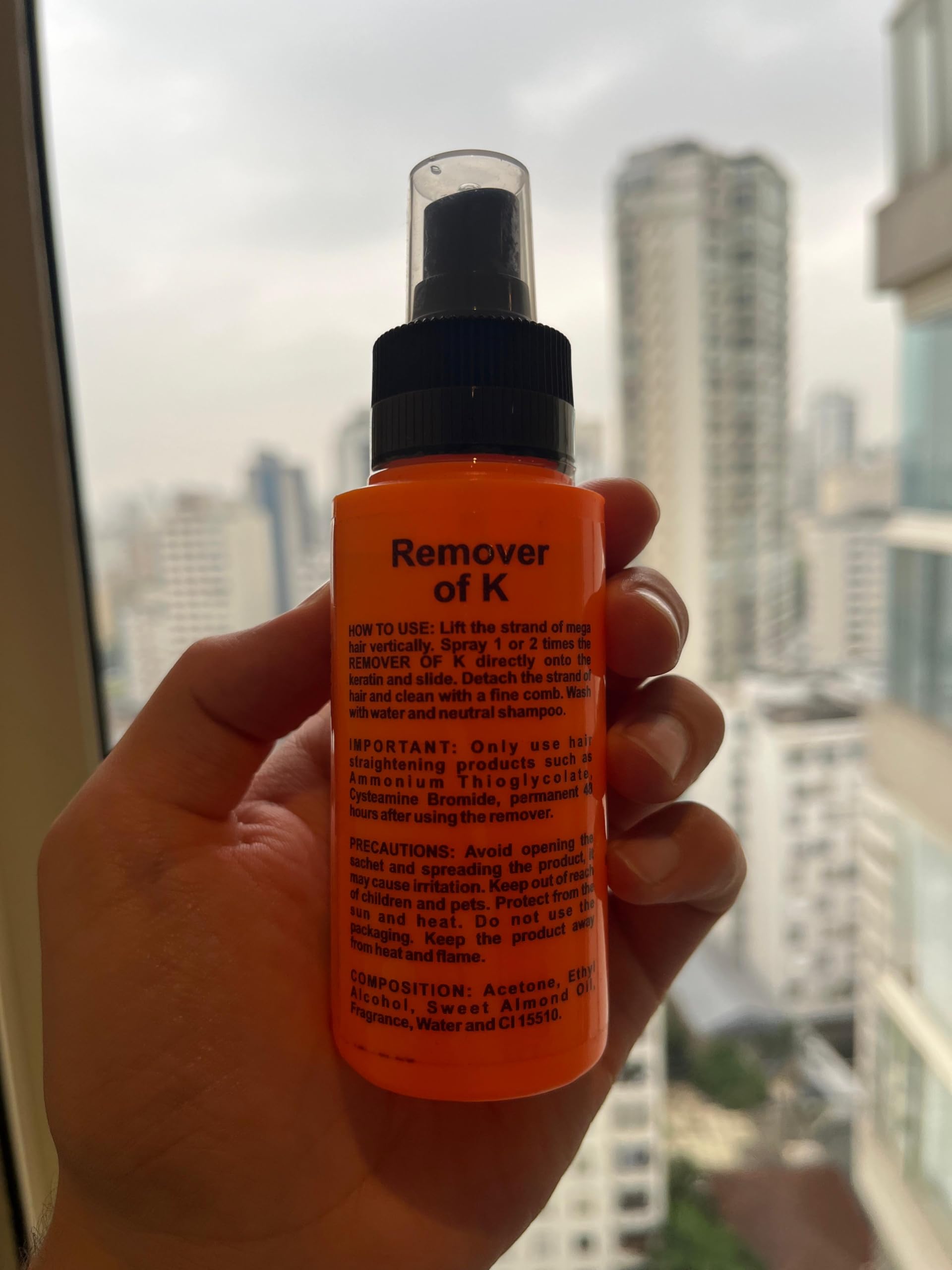 Rosy Fharia Keratin FiX Remover suitable for professional salons and quick bond removal.