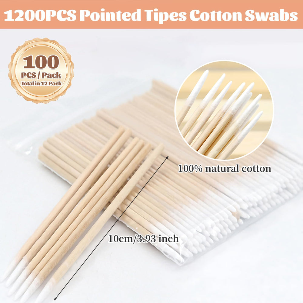 Rouceyxin bamboo stick and cotton tip designed for control and durability