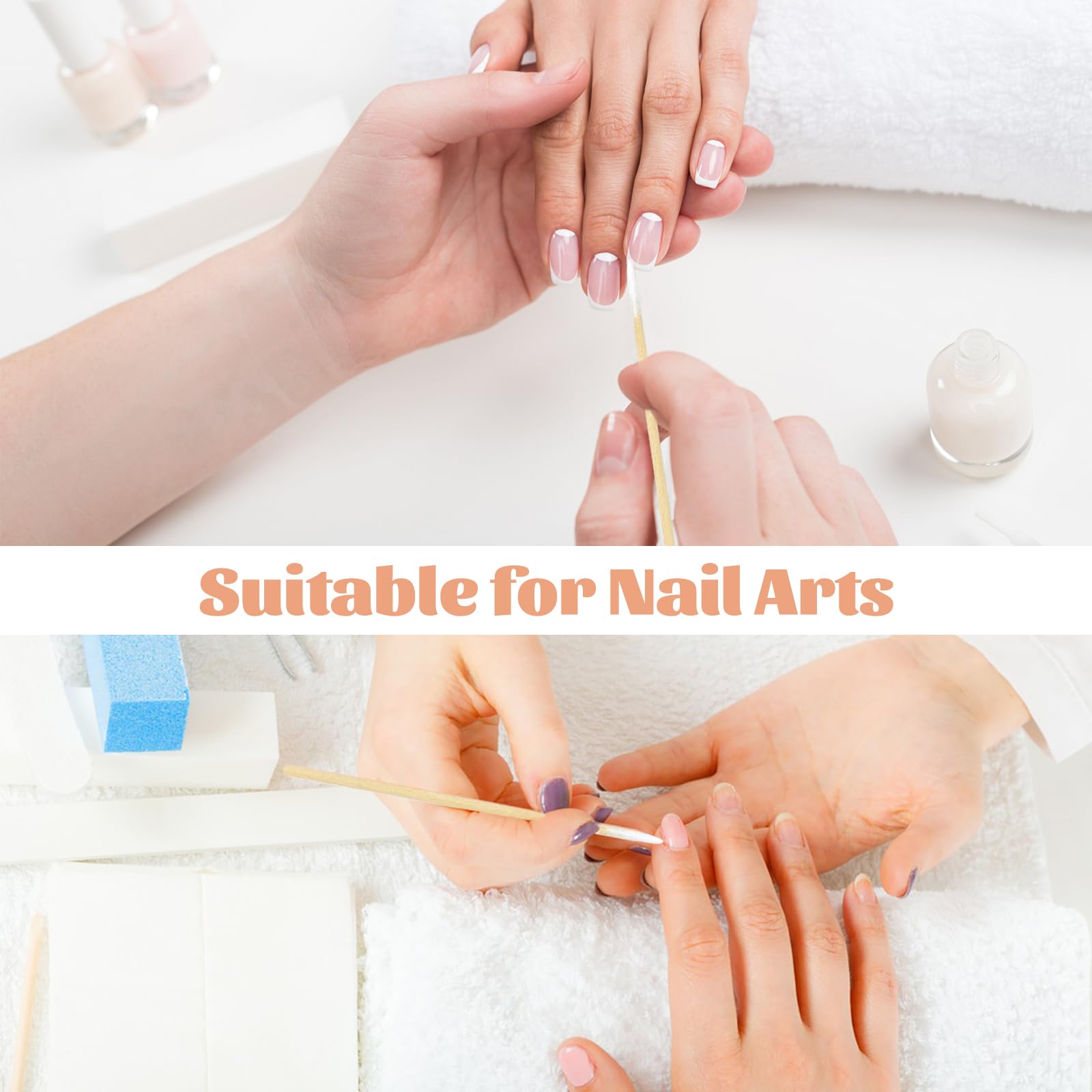 Rouceyxin swabs used for eyeliner and eyebrow touch-ups with precision
