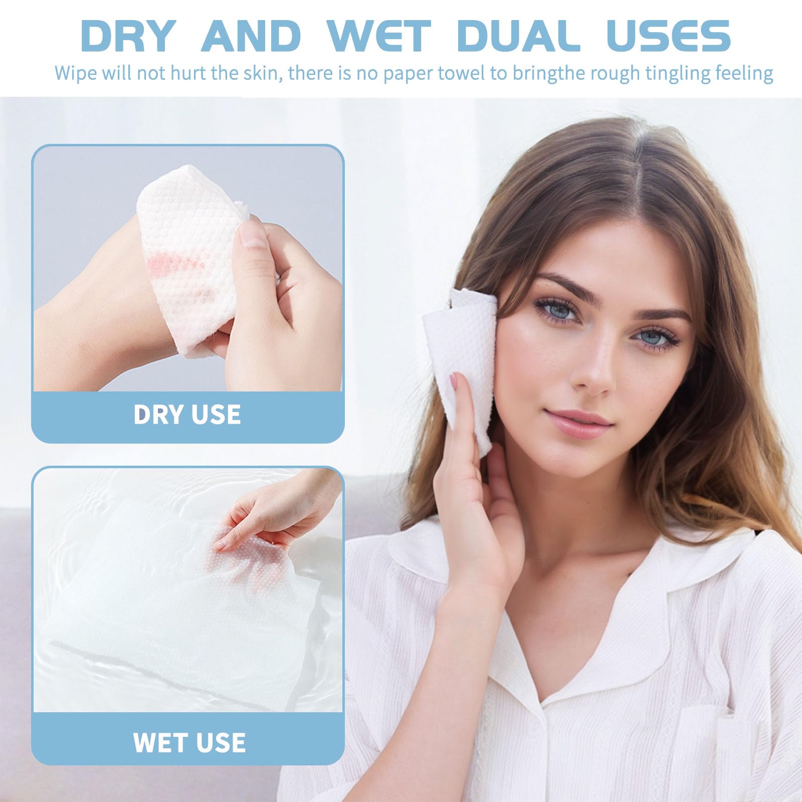 Soft cotton tissue with a gentle touch on the skin by Rouceyxin.