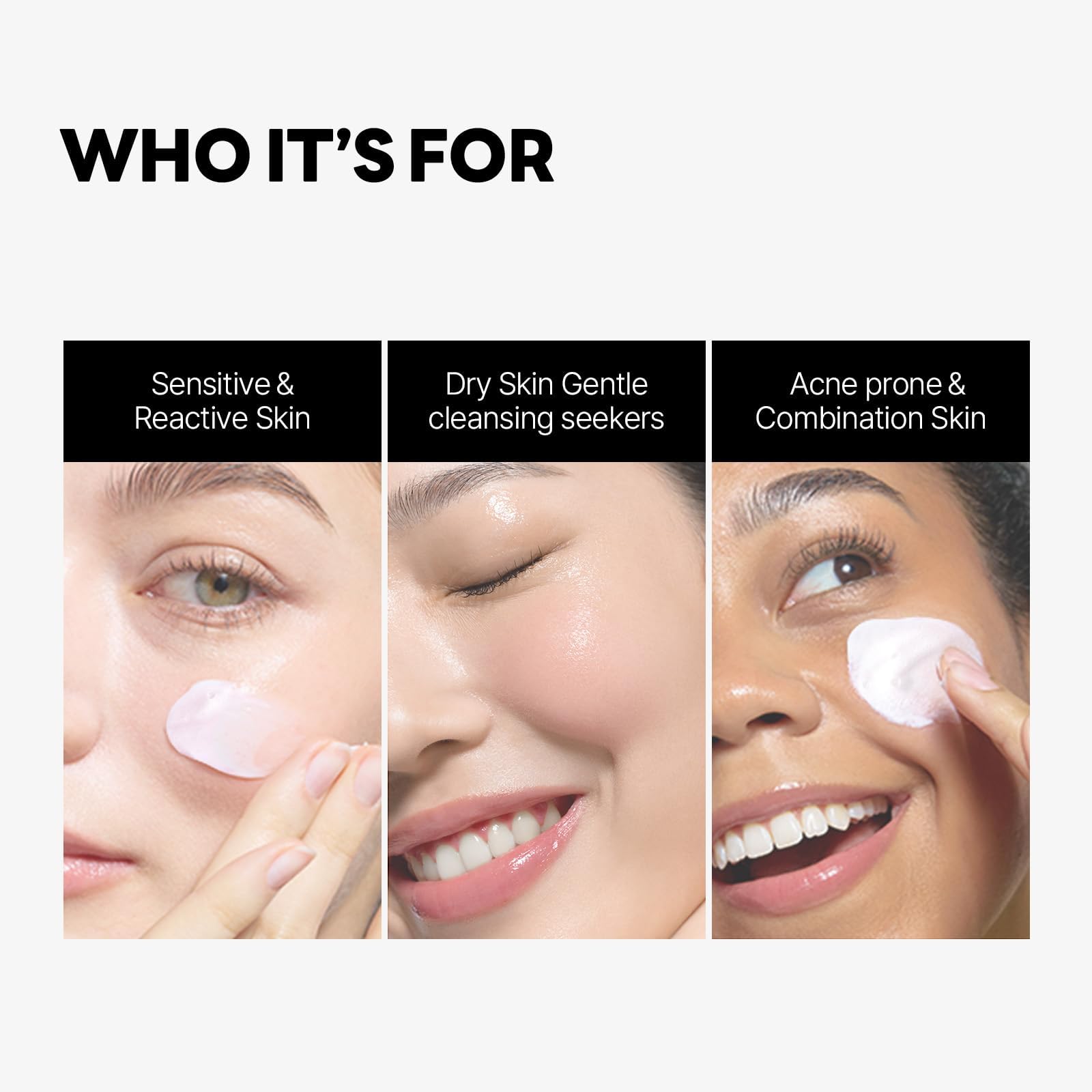 ROUND LAB 1025 Dokdo Cleanser makeup removal action lifting makeup residue