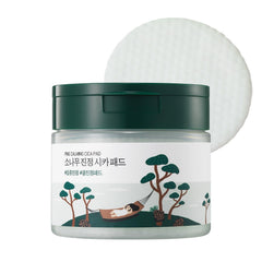 ROUND LAB Pine Calming Cica Pad para alivio suave de irritación.