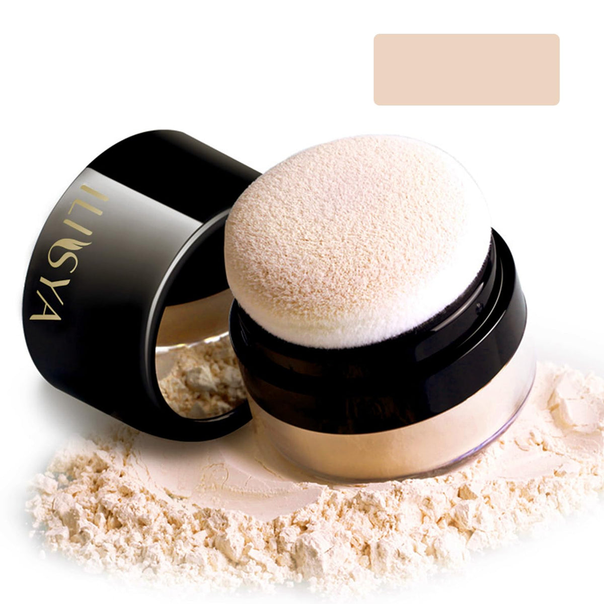 Polvo ROUSE fijación ligera para maquillaje con acabado mate