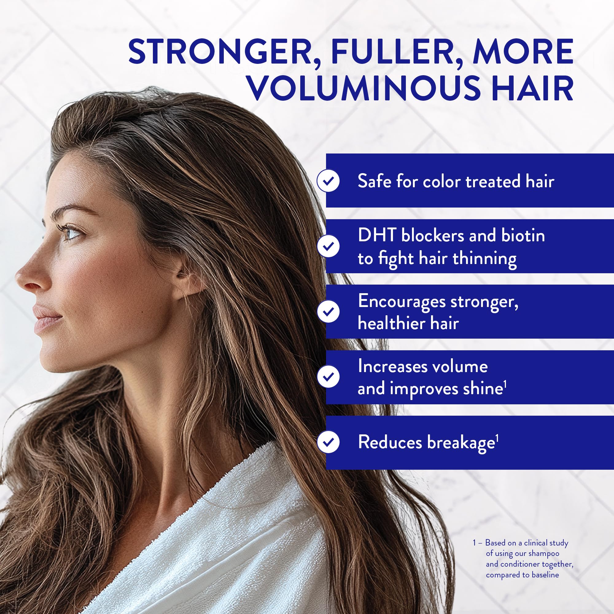Pump dispenser of Routine Wellness conditioner shown for easy, mess-free application
