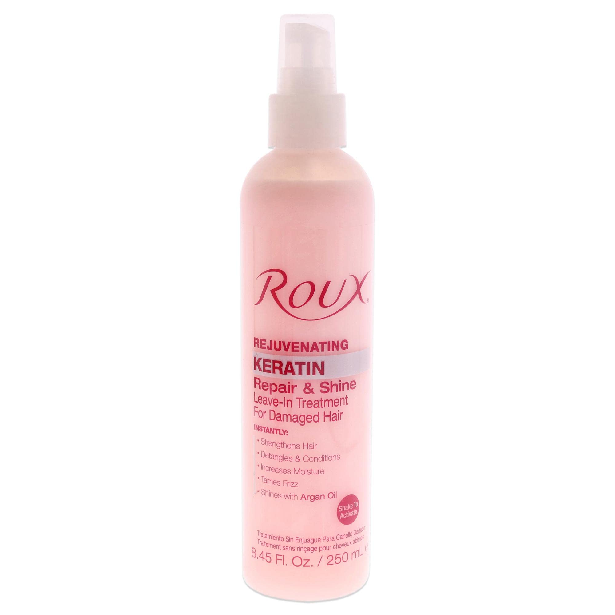 Roux aceite de argán keratina: reparación y brillo en botella