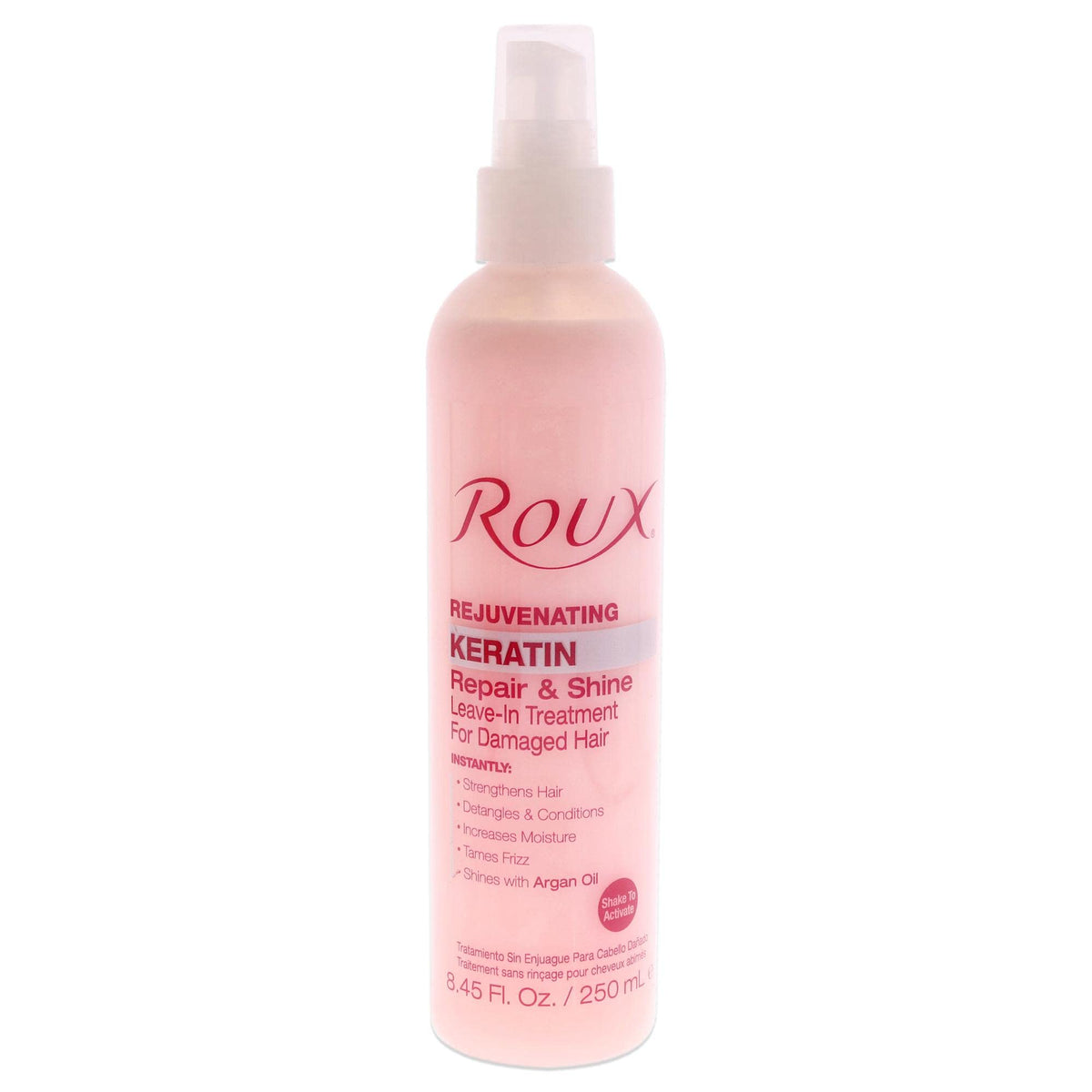 Roux aceite de argán keratina: reparación y brillo en botella