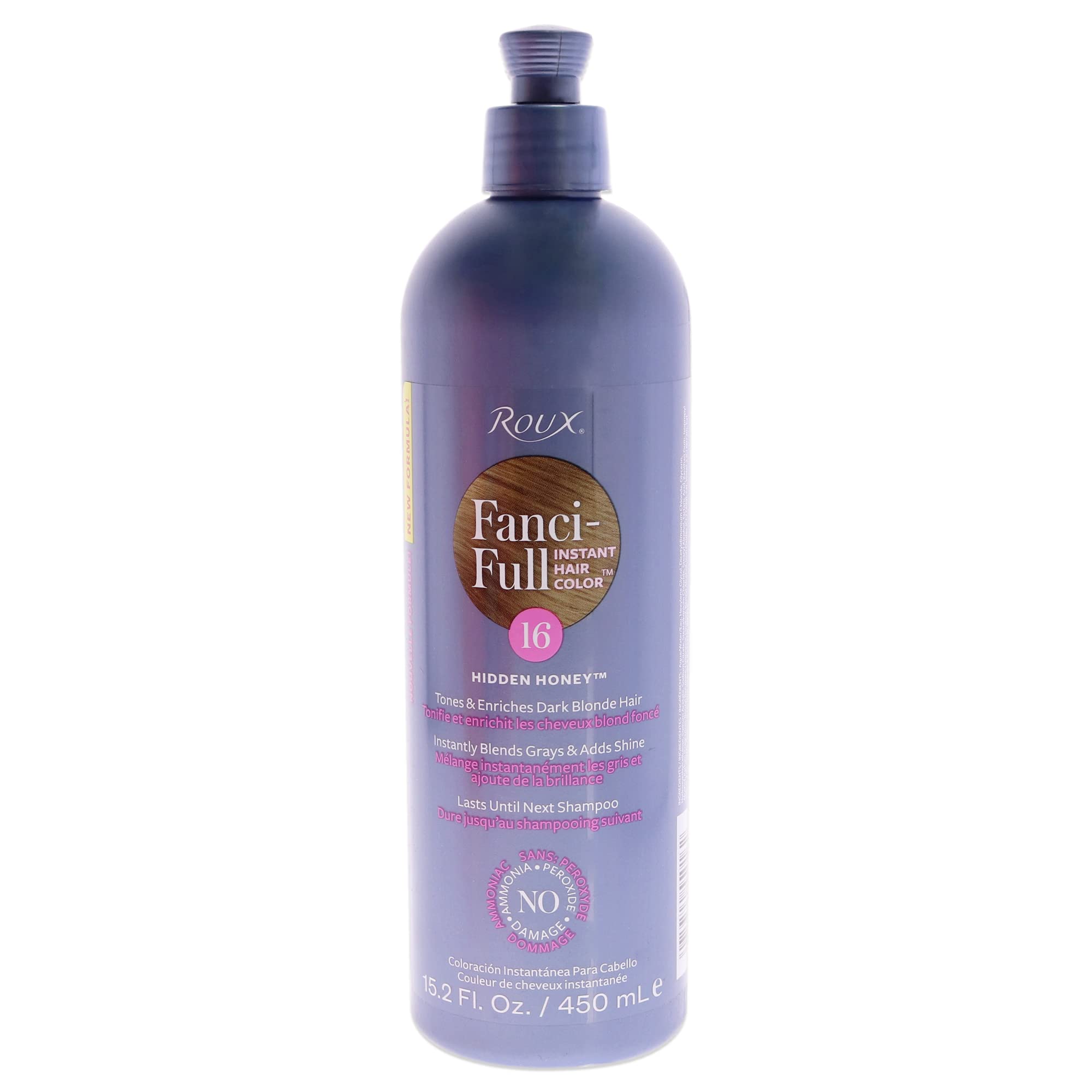 Roux Fanci-Full #16 Hidden Honey bottle shows warm, instant color and shine.