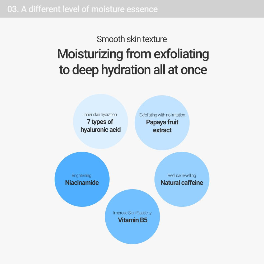 Rovectin Aqua Hyaluronic Essence after use glow on the skin