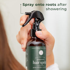 Witch hazel infusion in Rowe Casa Organics formula for scalp balance